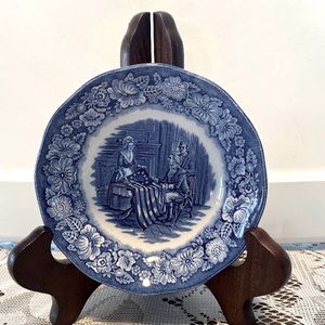 Staffordshire Liberty Blue Fruit Bowl